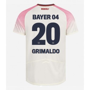 Bayer Leverkusen Alejandro Grimaldo #20 Replik Auswärtstrikot 2025-26 Kurzarm Bayer Leverkusen Alejandro Grimaldo #20 Replik Auswärtstrikot 2025-26 Kurzarm